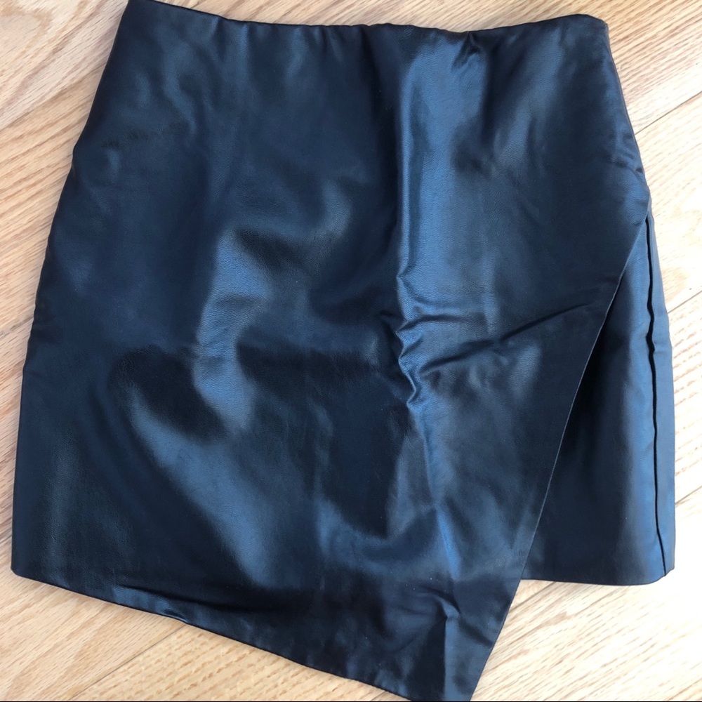 super cute pleather skirt
